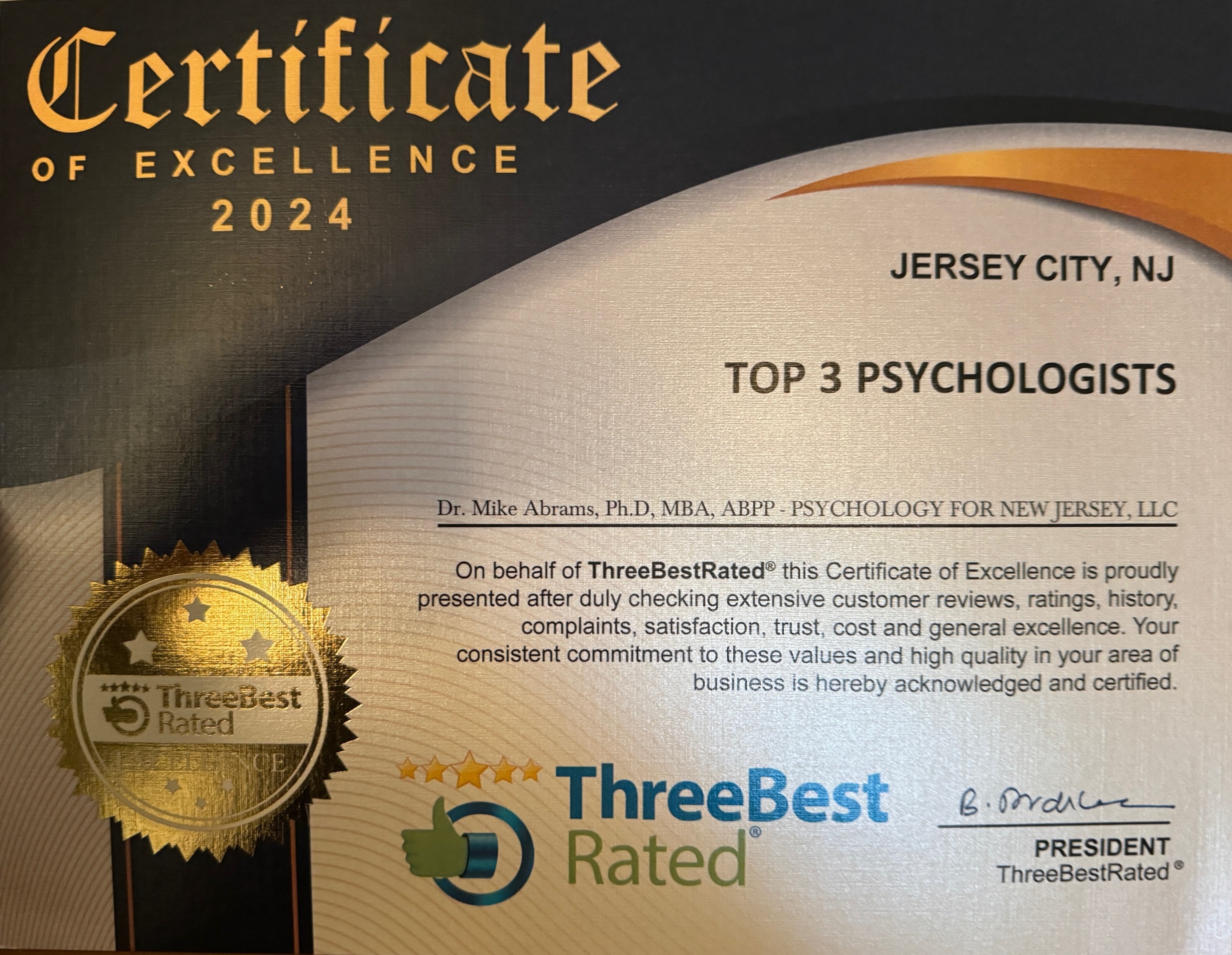 Best Psychologists in Jersey City